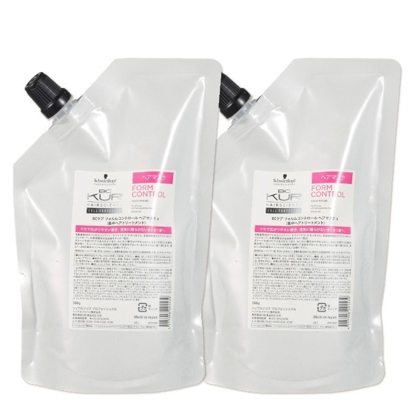 BCクア フォルムコントロール ヘアマスク a 500g 詰め替え 2個 セット 6,228円