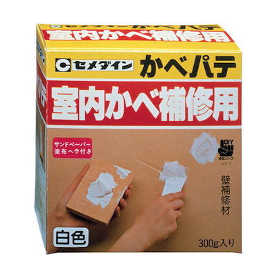 他サイト： セメダイン かべパテ 300g 室内壁補修用の商品画像