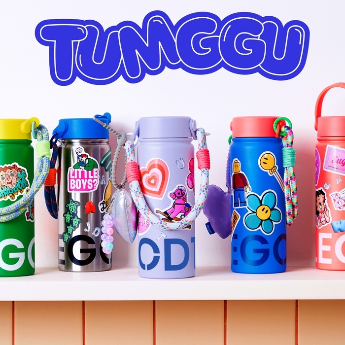 最短翌日配送ステッカープレゼント TUMGGU タンブラー 540ML ストラップ付セット【話題沸騰中】