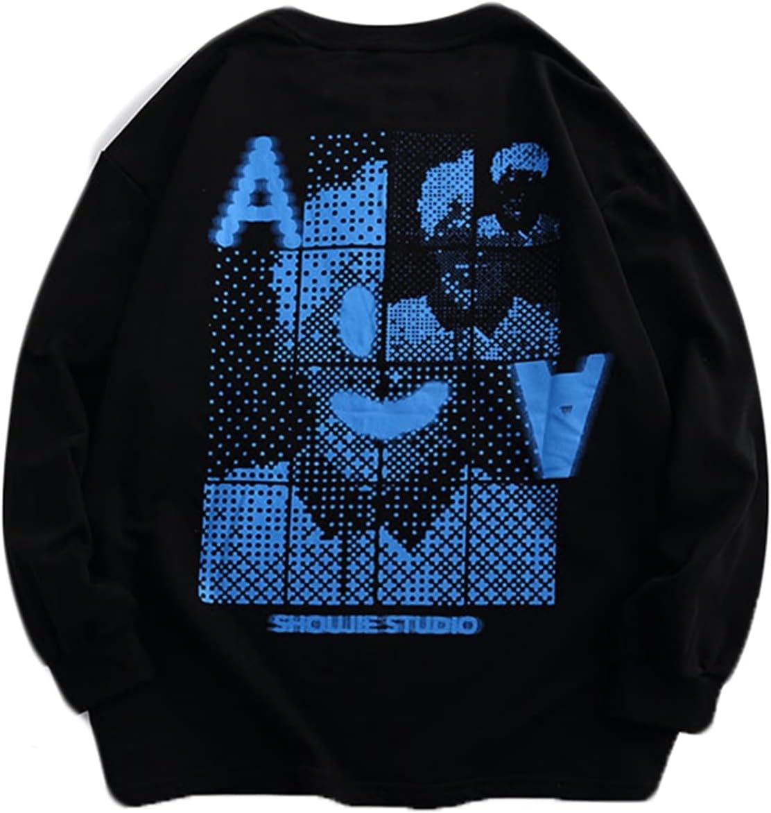 トレーナー 男性用 長袖 パーカー ヒップホップ系 個性的 プルオーバー オーバーサイズ オシャレ 通気 伸縮性 丸襟 体型パカー トップス コンフォート 柔らかい 丈長め カジュアル シンプル ハン