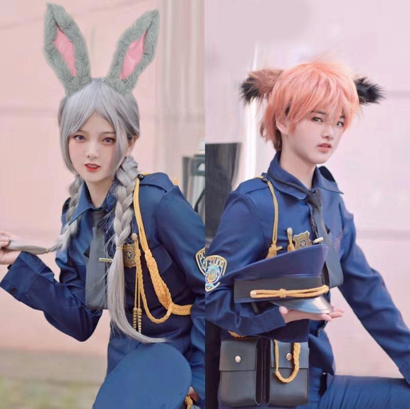 フルセット ディズニー ズートピア ジュディ・ホップス ニックワイルド 警察官 コスプレ衣装 8,204円