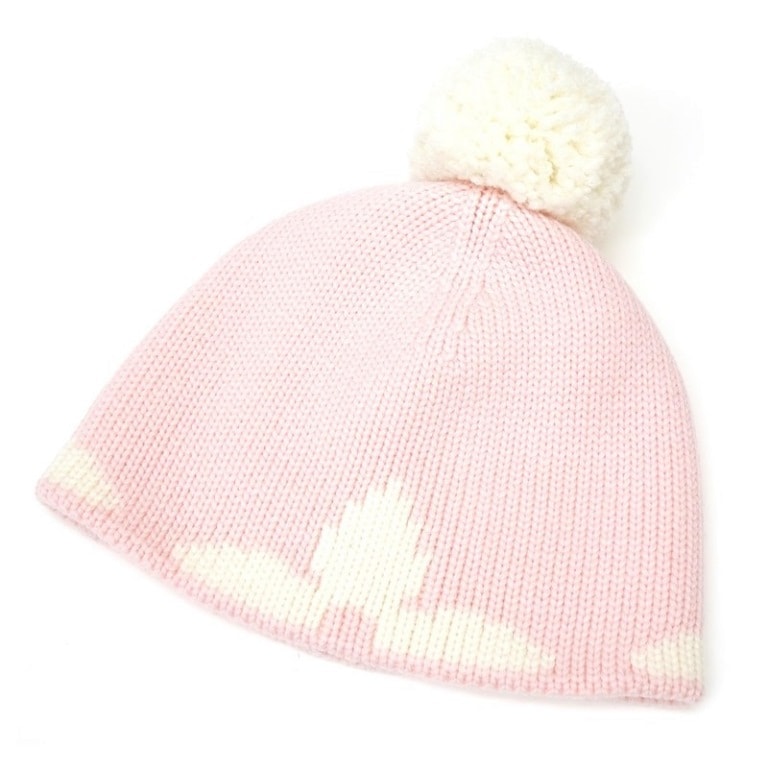 ルイヴィトン LOUISVUITTON ニット帽 ボネモーニングラム M70841 ピンク ウール100％(64237)