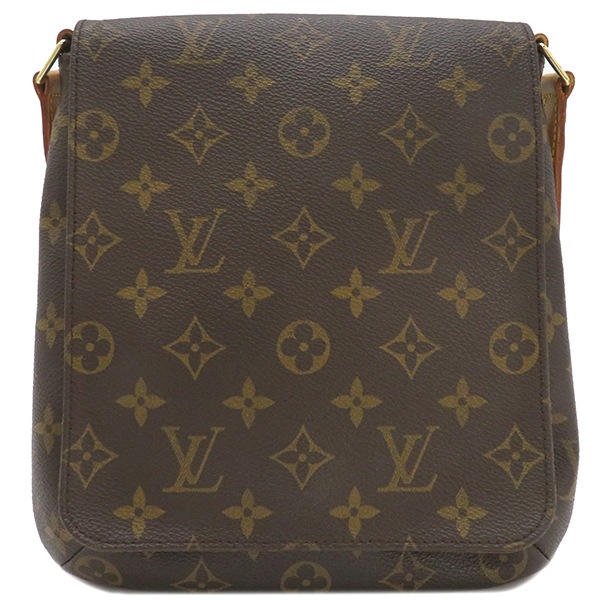ルイヴィトン LOUIS VUITTON ショルダーバッグ ミュゼット サルサ モノグラムキャンバス モノグラム ゴールド金具 茶 M51258 LM1010【中古】