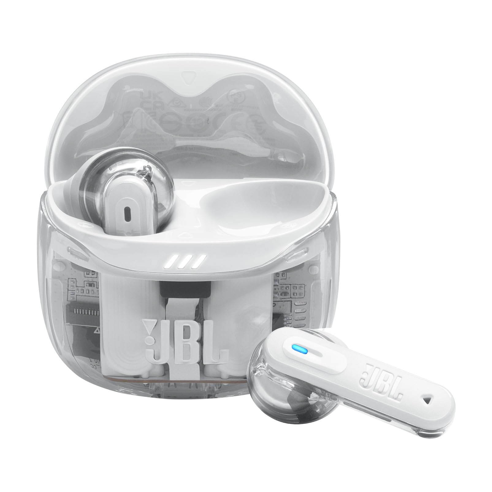 JBL Tune Flex 2 / ワイヤレスイヤホン/bluetooth/マルチポイント対応 / 選べる2ウェイ装着 / ハイブリッドノイズキャンセリング / IP54防水・防塵/外音取り込み/ホワ