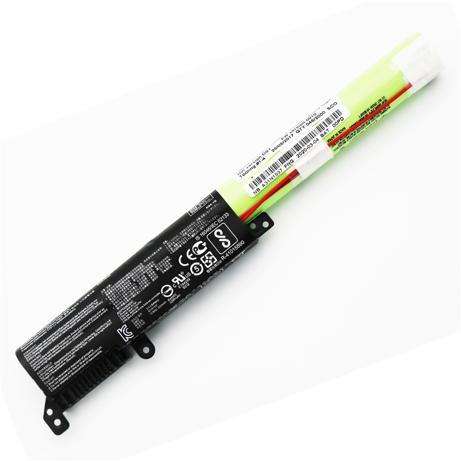 A31N1537 電池・Asusノートパソコン互換 36Wh/3350mAh VivoBook X441U X441UA X441UV X441SC X441N R541UA R414U F441U