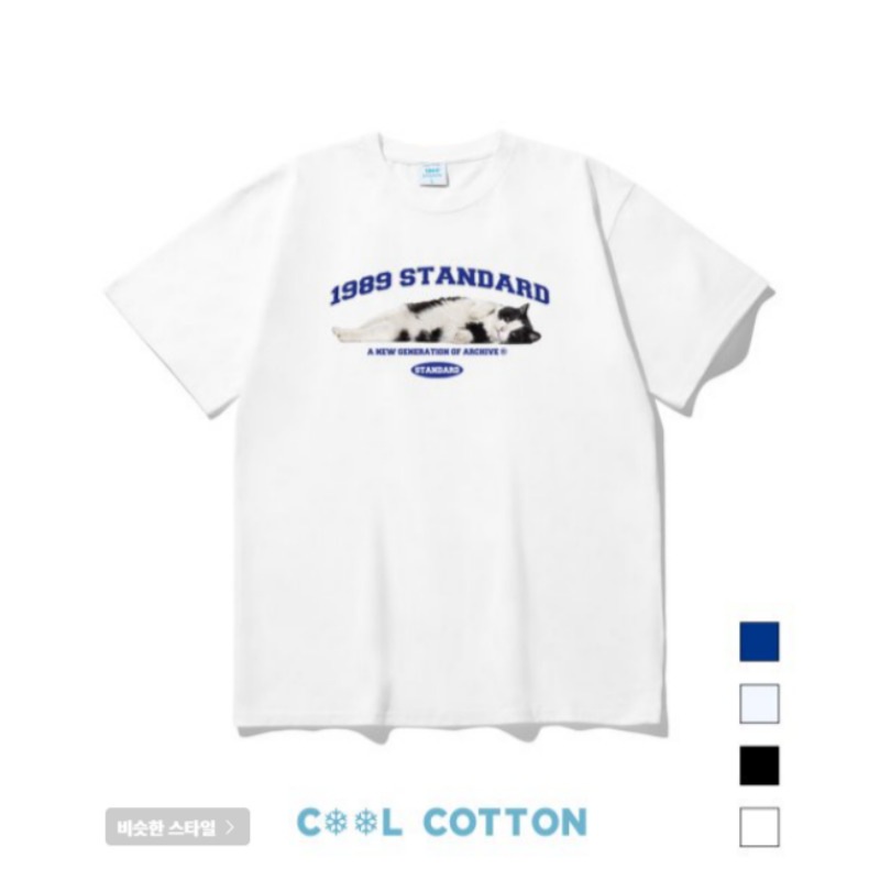 1989STANDARD / ARCH CHARMING CAT Cool Cotton Oversized Fit Short Sleeve