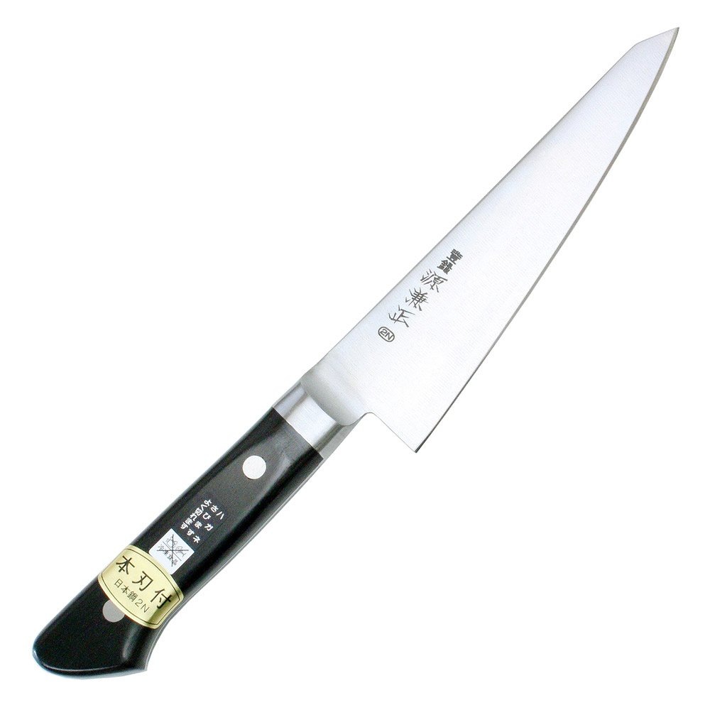 Mシリーズ 全鋼 口金付黒合板柄 骨スキ 角 150mm (本刃付) KC-709 5,080円