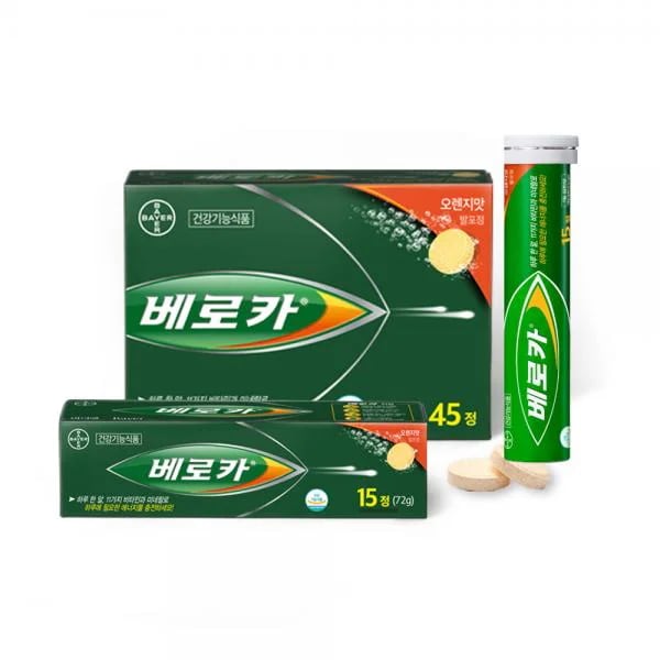 バイエルベロカチューブ型マルチビタミン45t+チューブ型マルチビタミン15tセット 바이엘 베로카 튜브형 멀티비타민 45t + 튜브형 멀티비타민 15t 세트 5,945円