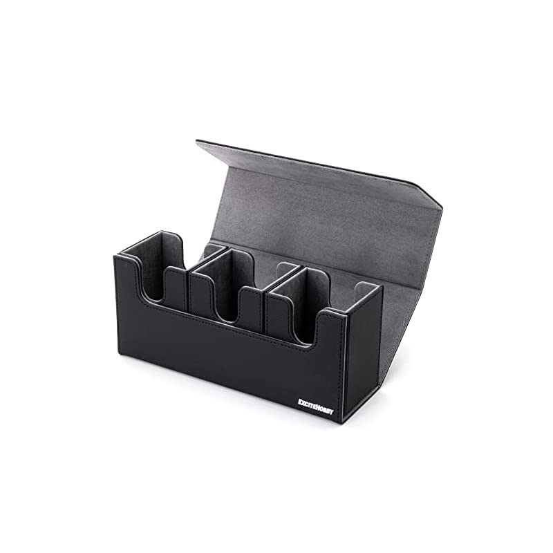 トレカ ３つのデッキケース トレーディング スリーブに入れたまま保存 カードケース 汎用的なトレーディングカードサイズに対応(スタンダート/スモール) 約300枚収納 マグネット開閉機能付き 5,875円