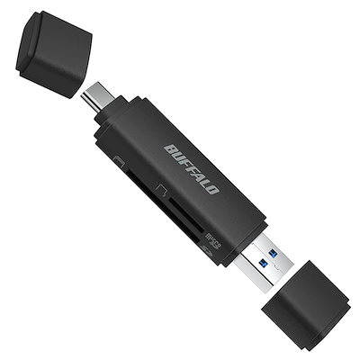 他サイト： 【即納】バッファロー USB3.2 Gen1 Type-C & Type-A カードリーダー 2-in-1 【 SD/SDHC/SDXC/microSD/microSDHC/microSDXC/UHSの商品画像
