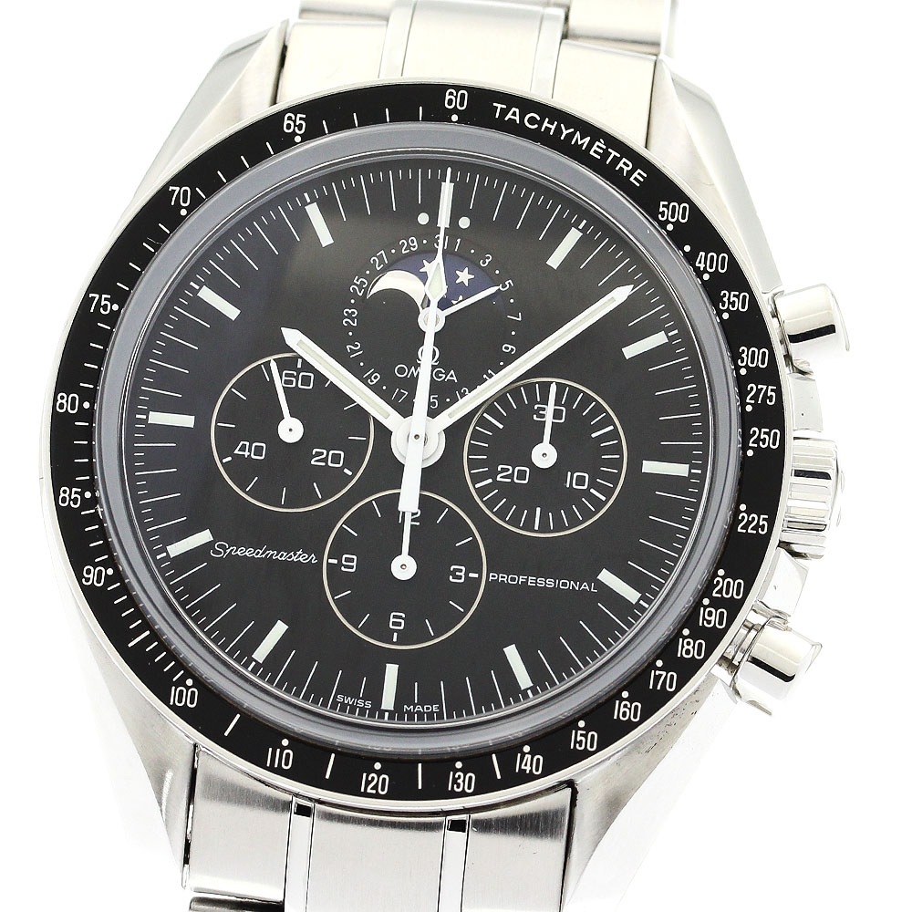 オメガ OMEGA 3576.50 スピードマスター プロフェッショナル ムーンフェイズ 手巻き メンズ 良品 _890505【中古】