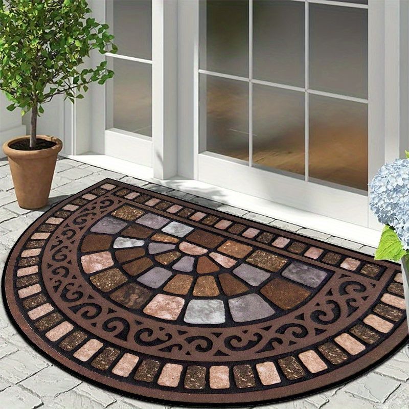 玄関マット 吸水マット ドアマット 屋外 室内 滑り止め付き 泥落とし 泥除け 砂落とし 家庭用 店舗 オフィス オシャレty288