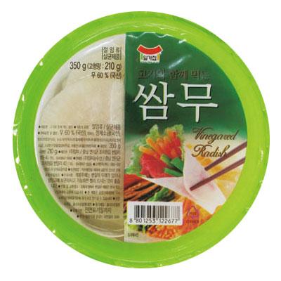 イルガ　サムム(サム大根)350g×18個／大根甘酢漬け 惣菜 韓国おかず 韓国食材 韓国料理 韓国食品