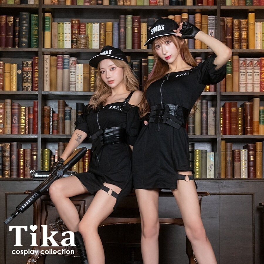 ハロウィンコスプレ ポリス スワット 制服 セット ミニ ワンピース セクシー 帽子 仮装 コス 兵士 軍人 軍隊 兵隊 エロ キャバ 大人 レディース コスチューム 警官 警察 衣装 ミニワンピース