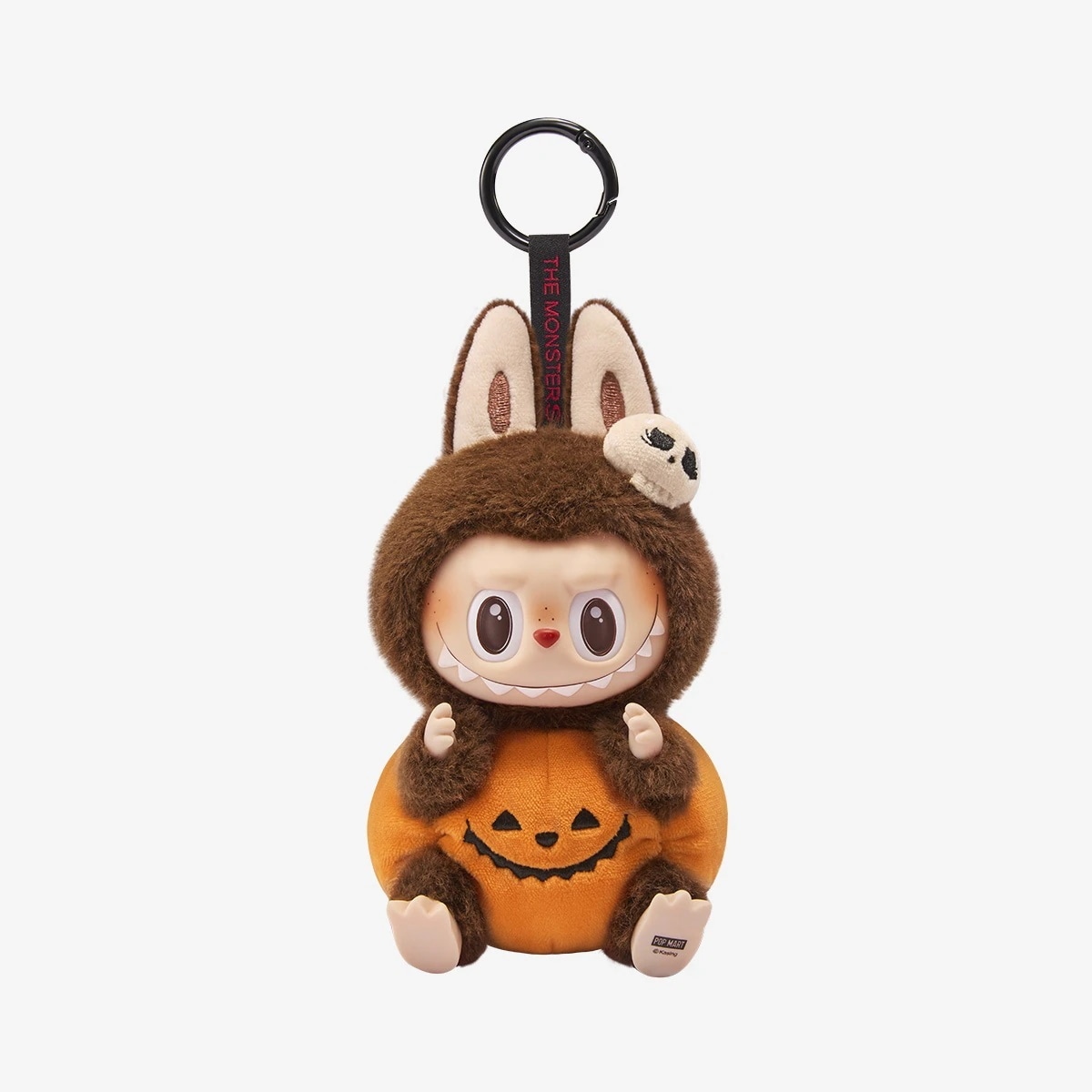 公式正規品POP MART LABUBUハッピーハロウィンパーティーシリーズ - 座らふぶっているカボチャのビニールぬいぐるみペンダントガチャポン ブラインドボックスサプライズギフト