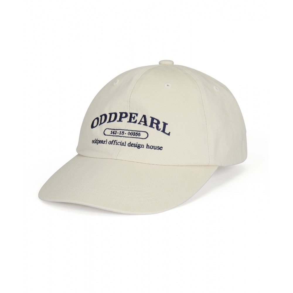 ODDPEARL アークロゴキャップ(クリーム)