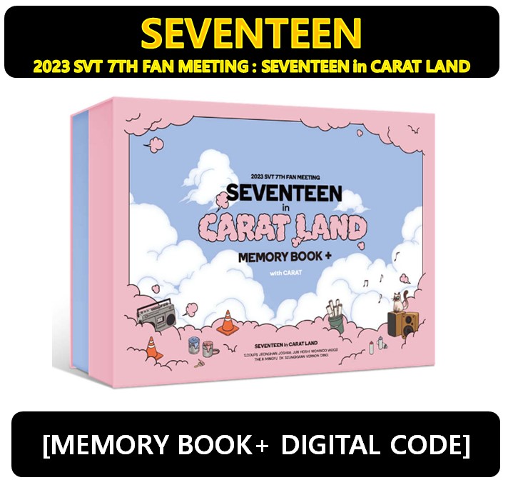 【SEVENTEEN】 - (MEMORY BOOK+ DIGITAL CODE) 2023 SVT 7TH FAN MEETING SEVENTEEN in CARAT LAND