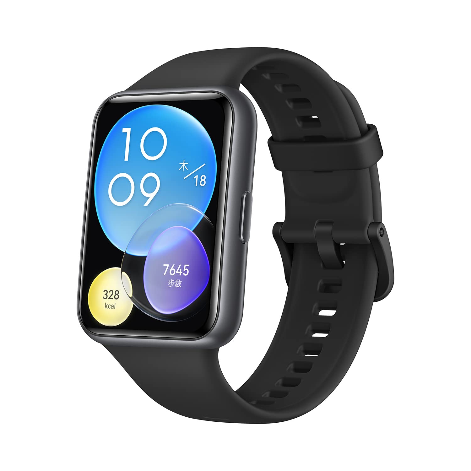 HUAWEI WATCH FIT2 スマートウォッチ 心拍計 ミッドナイトブラック【日本正規代理店品】