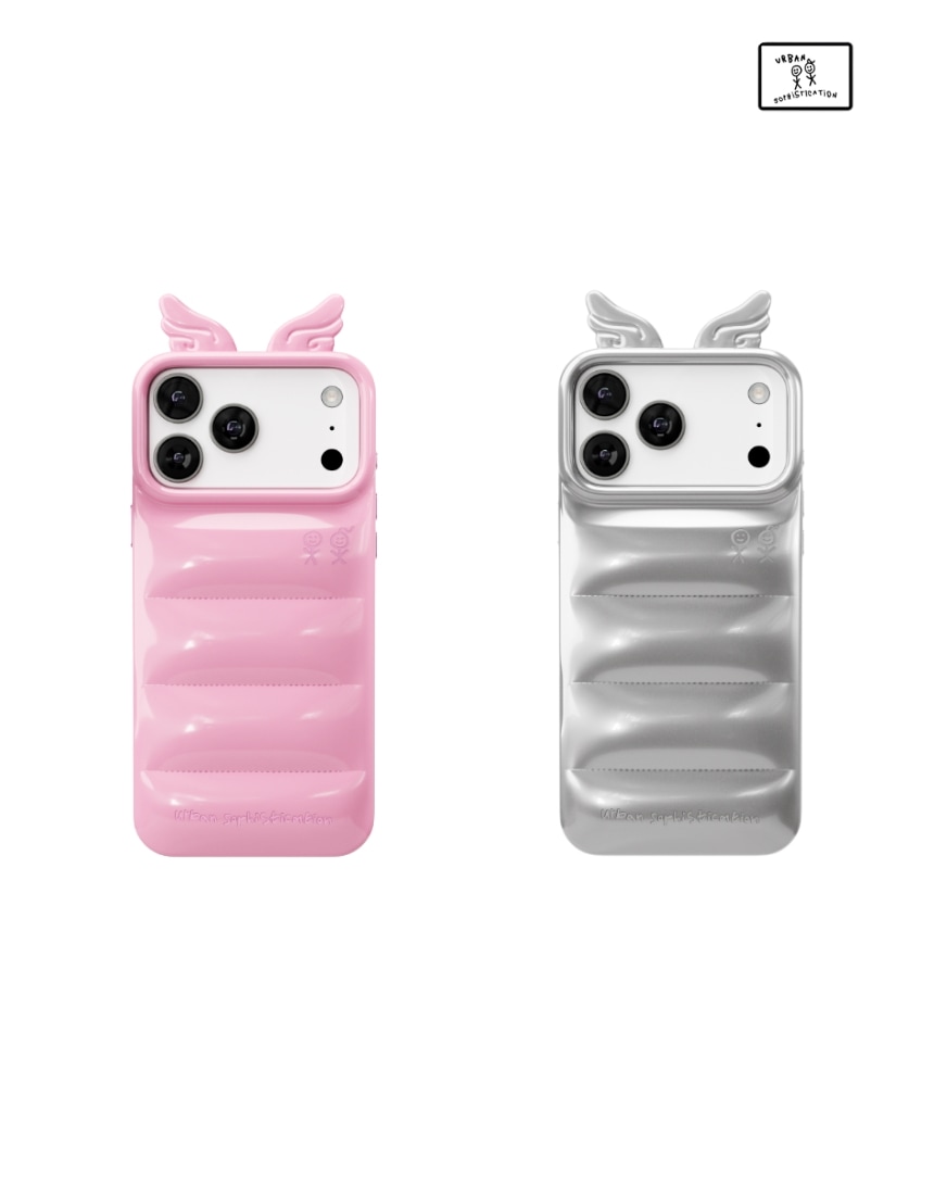 韓国限定 韓国人気 SNS 流行 トレンド ファッション アクセサリー iPhone 17/17 Pro/17 Pro Max The Puffer Case Angel (2カラー)