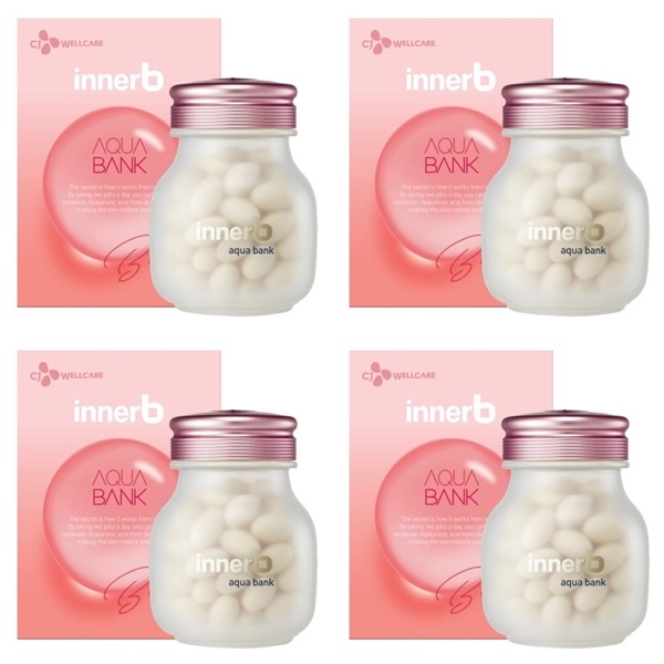 56粒ｘ4個　イナビー アクアバンク インナービューティー　ヒアルロン酸　innerbbank インナービー