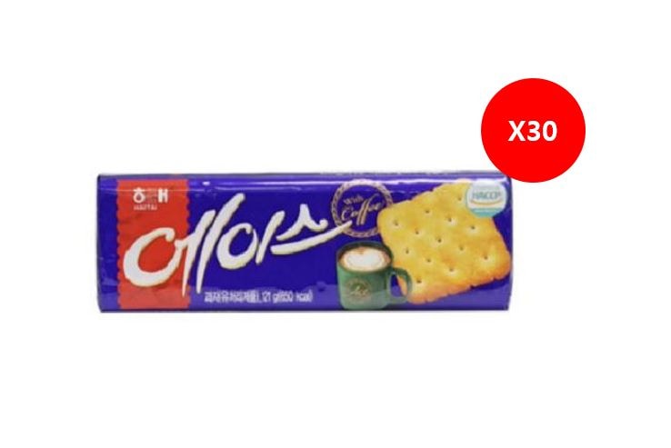 エース121g 30個 大容量韓国お菓子 ビスケット おやつ