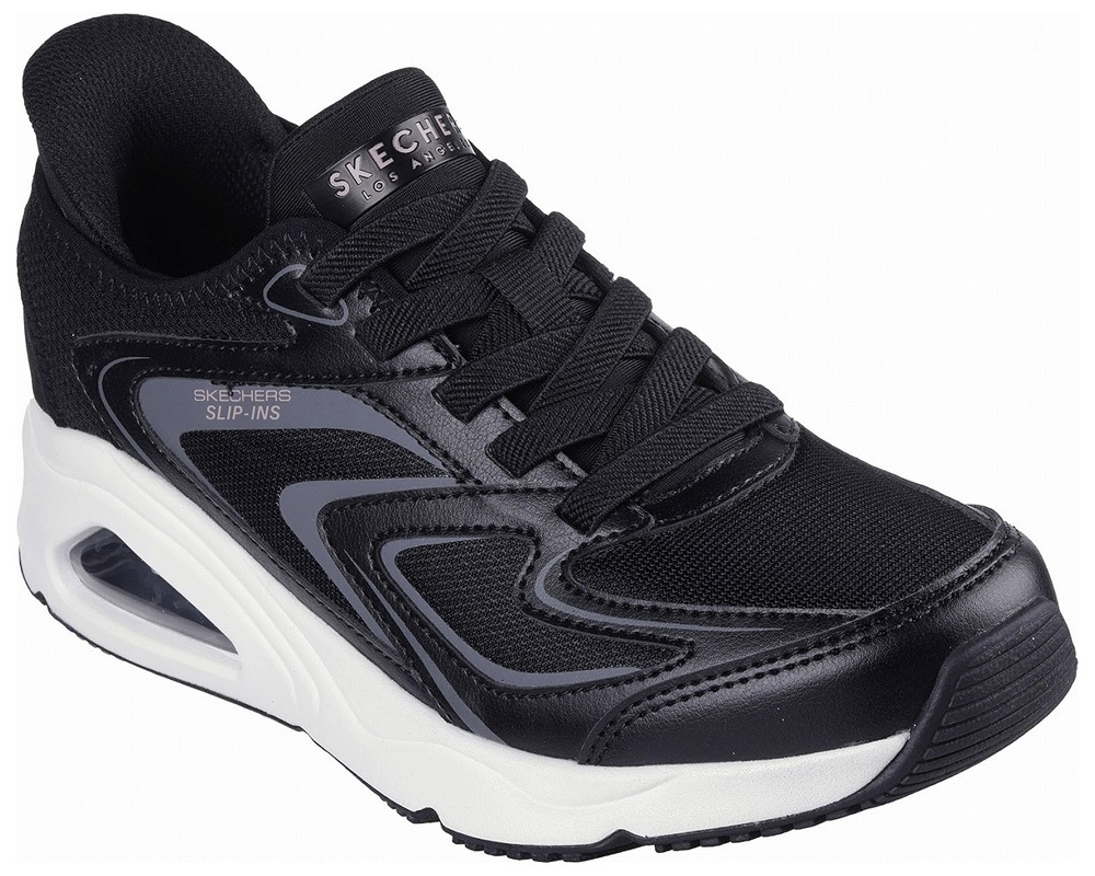 スケッチャーズ SKC-177408-BLK-23.5 レディース スニーカー TRES-AIR UNO-EZ-GL スリップインズ カジュアル シューズ（ブラック・サイズ：23.5cm） SKC1 8,176円