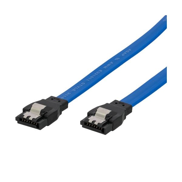 （まとめ）オウルテック シリアルATA3.0ケーブル ストレート-ストレート 青 70cm[x3]