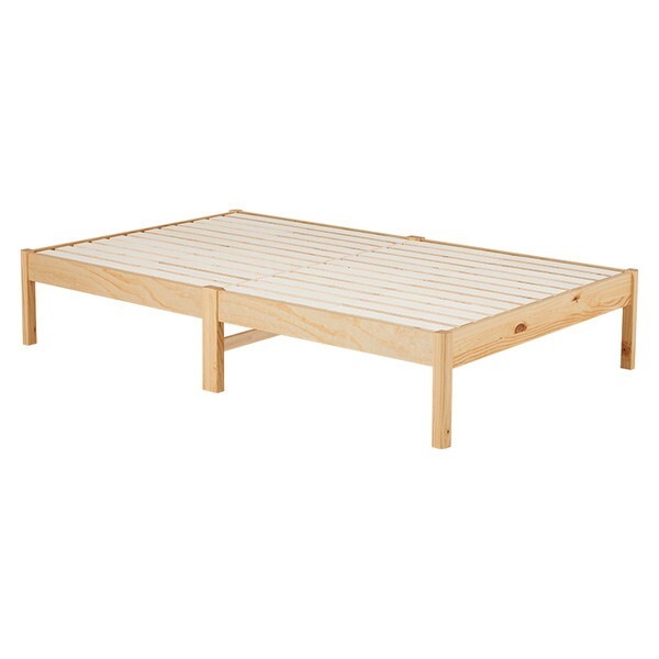 MB-5145SDNA 組立簡単 セミダブルベッド(プレーンナチュラル)