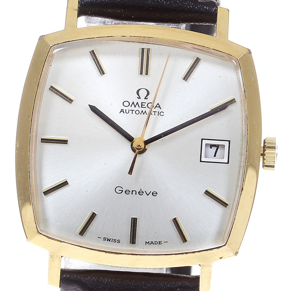 オメガ OMEGA 162.0042 ジュネーブ スクエア デイト Cal.1481 自動巻き メンズ _836336【中古】