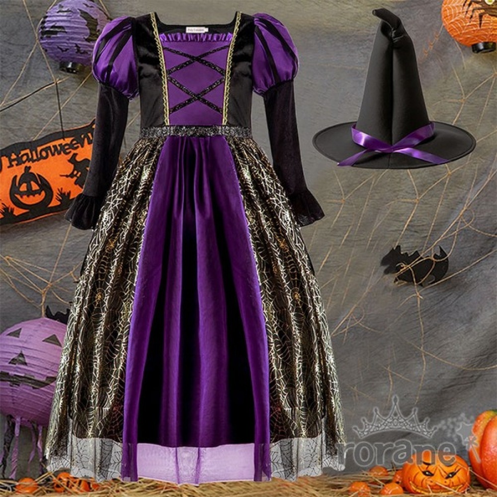 ロラネハロウィンコスプレ女の子ドレス
