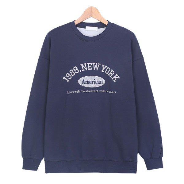 スウェットシャツ SRV036 3COLOR 男女共用 ラウンド長袖Tシャツ オーバーフィットTシャツ