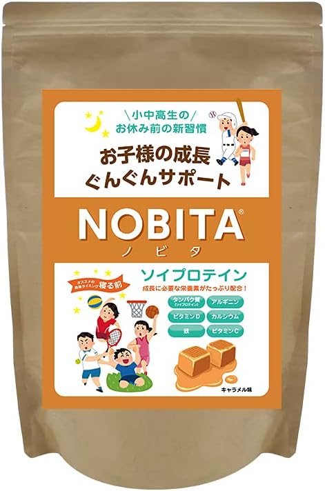 Spazio スパッツィオ NOBITA ノビタ ソイプロテイン キャラメル味 FD-0002