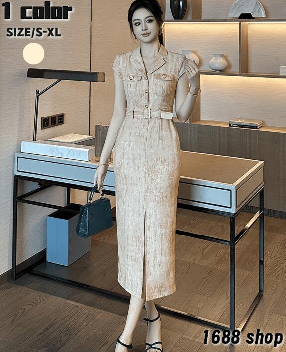 大ヒット中 2025 タイトワンピース 姫系ワンピース　シンプル　ワンピース インポート ひざ丈 ミドル丈 エレガント　韓国ファッション シンプル Vネック パーティドレス 半袖　お嬢様 セクシー ミ