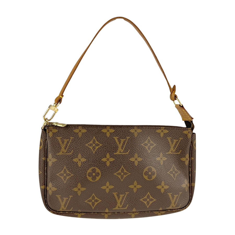 ルイ ヴィトン LOUIS VUITTON アクセサリーポーチ モノグラム ポシェット アクセソワール モノグラムキャンバス ブラウン レディース M51980 z3472