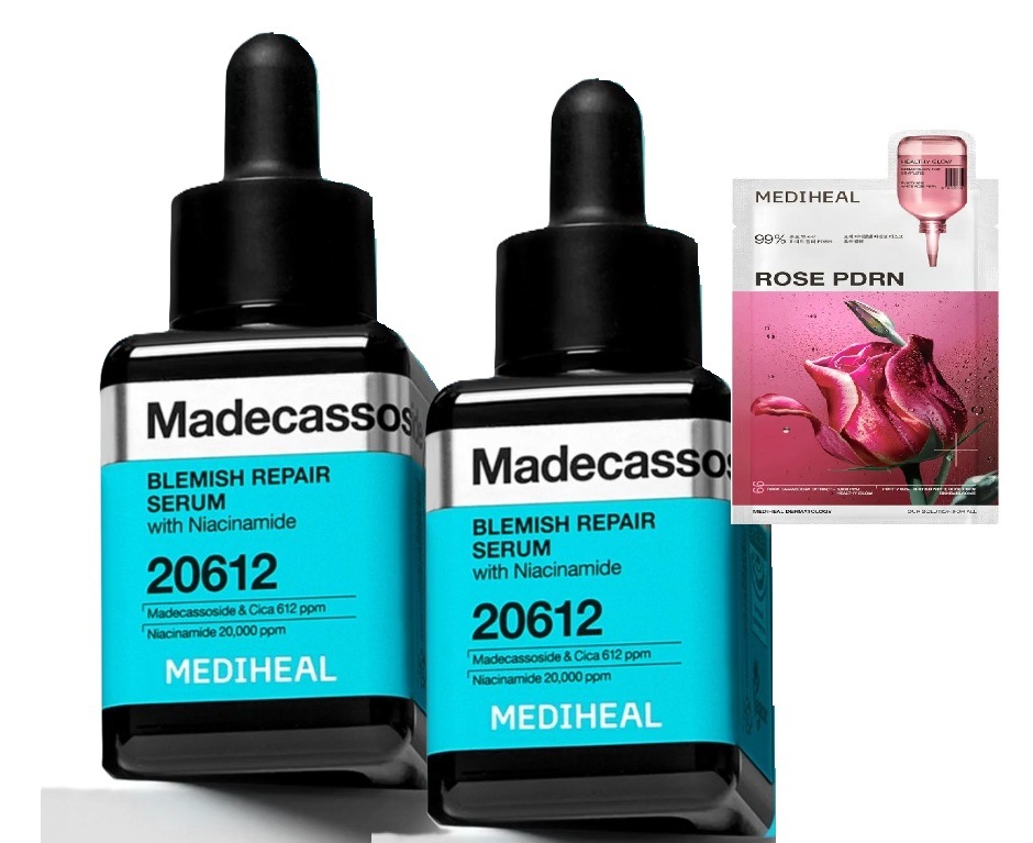 [単独/1+1]マデカソサイド 跡 リペア セラム 40+40ml ダブル 企画+1マスク