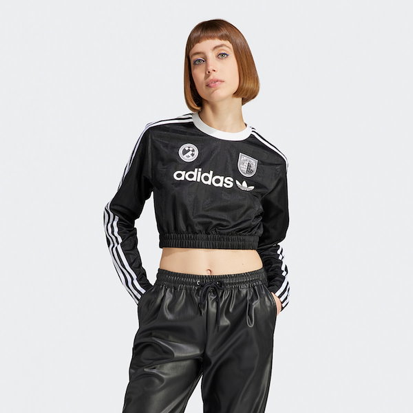 Qoo10] adidas アディダスフットボール長袖クロップティI