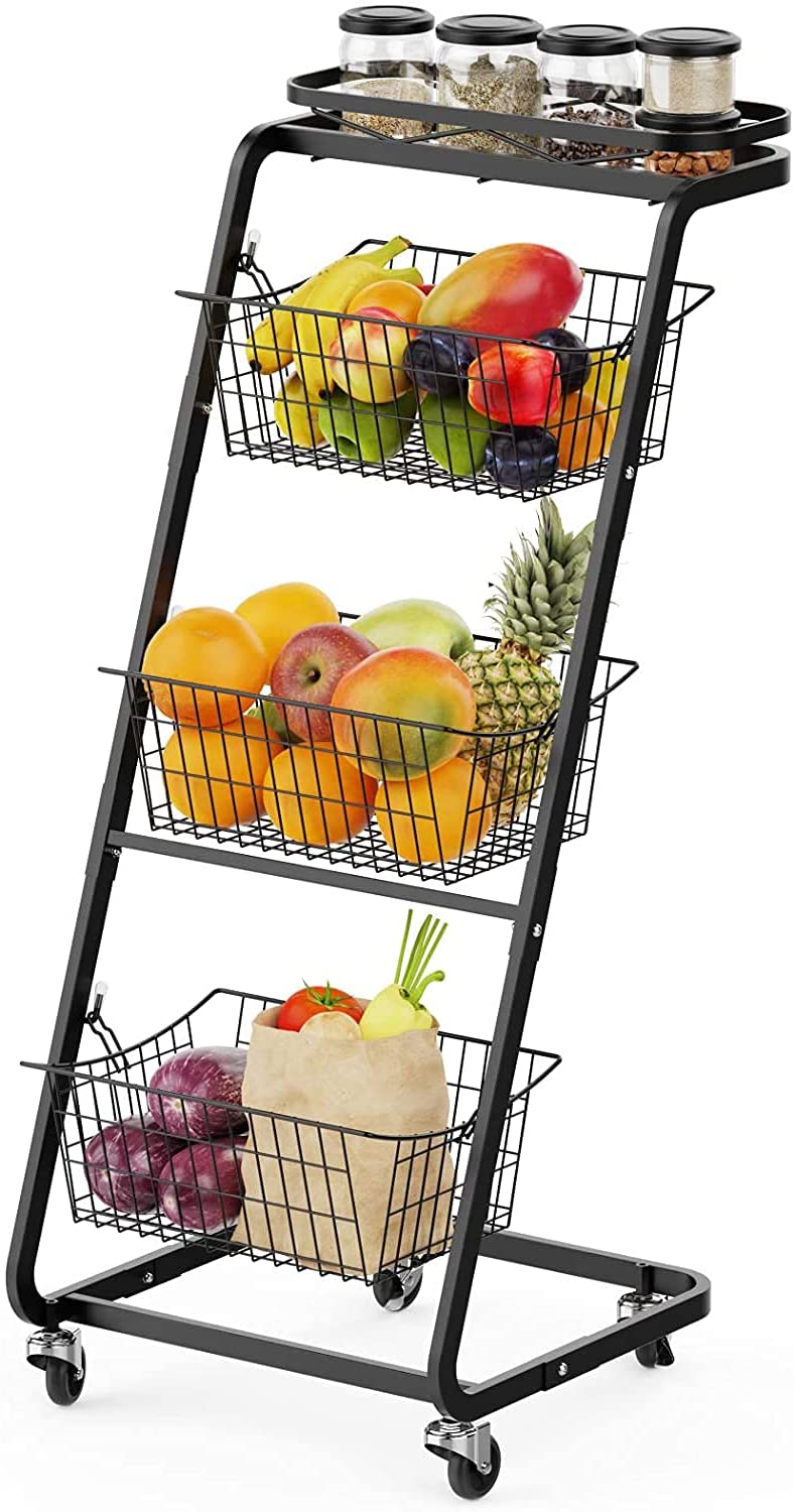 【本日限定価格】 キッチンワゴン ギフト お祝い 引越し 隙間収納クリスマス 組立簡単 キャスター付