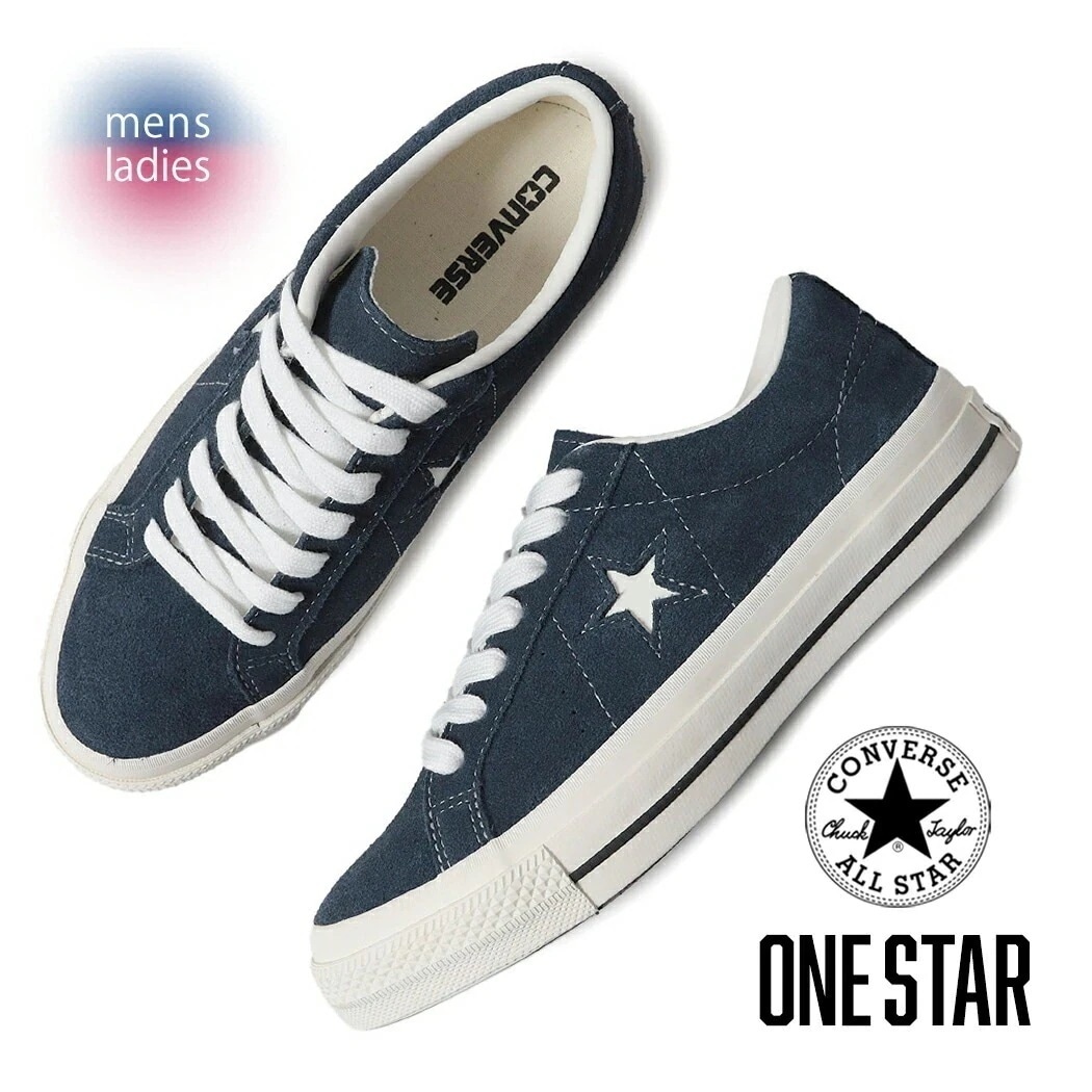 CONVERSE コンバース ワンスター スエード スニーカー ONE STAR SUEDE NAVY ( 紺 ネイビー 国内正規品 メンズ 35200862 )