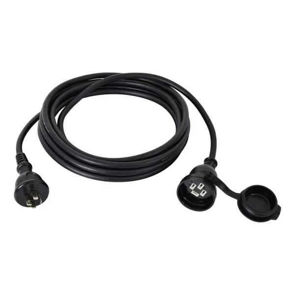 日動 三相200V防雨型延長コード 4P20AW－5 5M 電動工具 電工ドラム コード 延長コード１０Ｍ未満