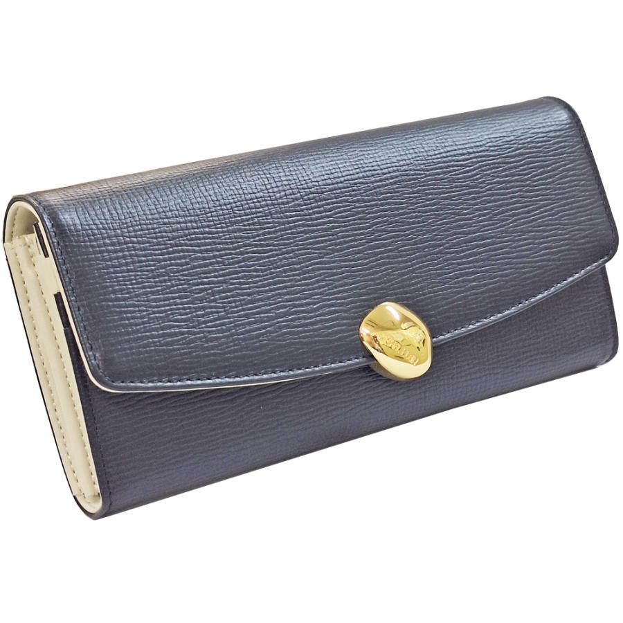 M KLEIN 長財布 レザー ネイビー レディース 財布 2009-NV