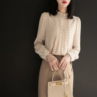 レディース トップス ブラウス 長袖 かわいい 大人可愛い きれいめ シンプル 上品 おしゃれ こなれ感 ガーリー エレガント モダン 主役級 存在感 フォーマル とろみ感 都会的 ロマンティック