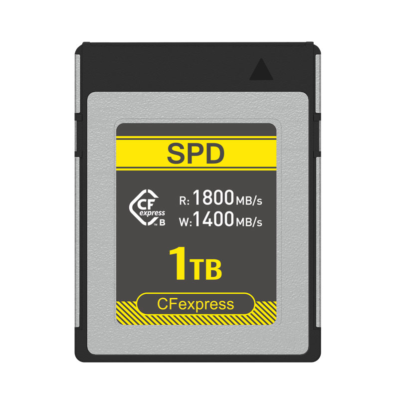SPD CFexpress Type B メモリーカード　1TB R:1800MB/s W:1400MB/s 8K 4K ビデオ SC18-CFX001TB2 5年保証