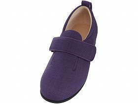 徳武産業 あゆみシューズ 介護靴 施設用 ダブルマジックIII 9E 紫 片足/右Lサイズ 7037 4,960円