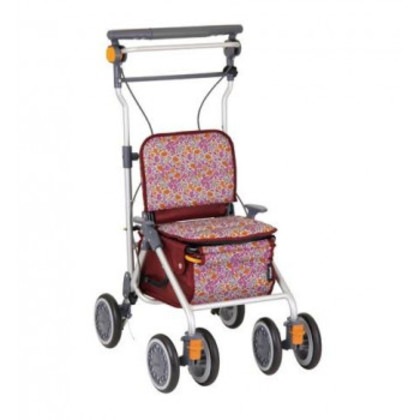 幸和製作所 テイコブ(TacaoF) シルバーカー(ミドルタイプ) カゴノアM レッド・SLM05-RE SLM05-RE