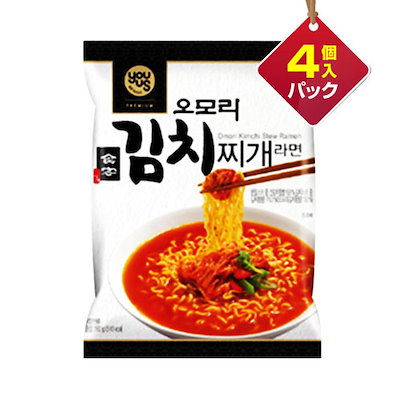 オモリキムチチゲラーメン(160gｘ4個) キムチラーメ...のサムネイル