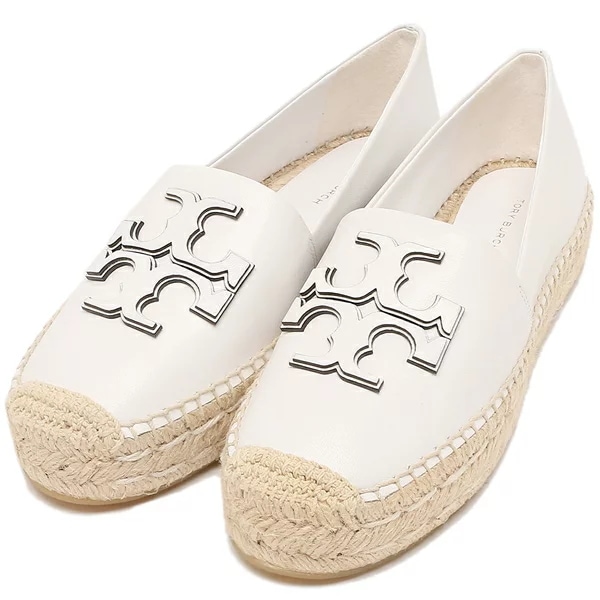バレエシューズ フラットシューズ エスパドリーユ ホワイト レディース TORY BURCH 144346 109