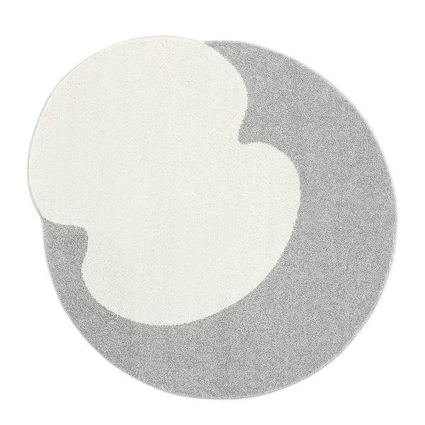 スミノエ デザインライフ ライスバムラグ 約幅175x長さ185cm アイボリー