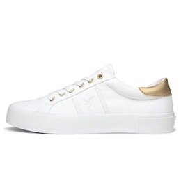 ◆送料無料◆ AkiiiClassic MODENA White/Gold スニーカー/スリップオン/スポーツ/シューズ/パンプス/k-pop Star 韓国ファッション 靴
