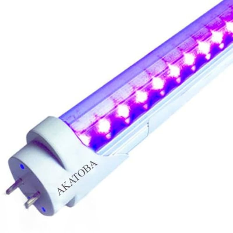 AKATOBA LEDブラックライト 120cm 直管40W形2灯 消費電力36W 1198mm UVランプ T8 G13 直下型取付 波長約395nm 40w型2本相当 UVライト舞台照明