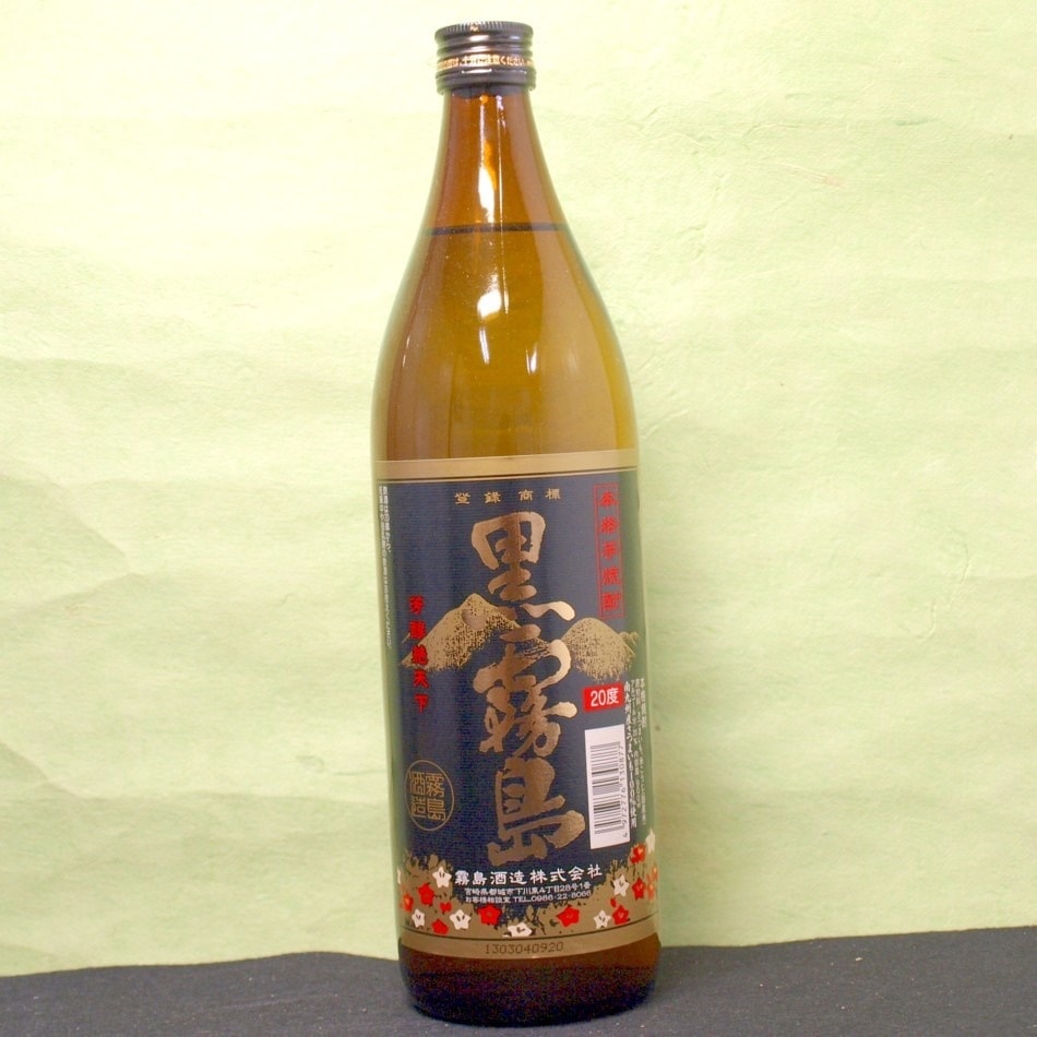 黒霧島20度900ml瓶12本芋焼酎クロキリ宮崎県 霧島酒造